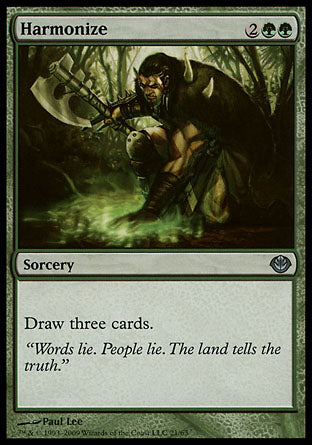 Harmonize (Duel Decks: Garruk vs Liliana) Light Play