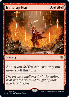 Irencrag Feat (Throne of Eldraine) Light Play