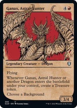 Ganax, Astral Hunter (Showcase) (Commander Legends: Battle for Baldur's Gate) Light Play