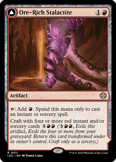 Ore-Rich Stalactite (Commander: The Lost Caverns of Ixalan) Near Mint