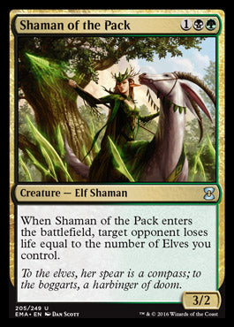 Shaman of the Pack (Eternal Masters) Light Play