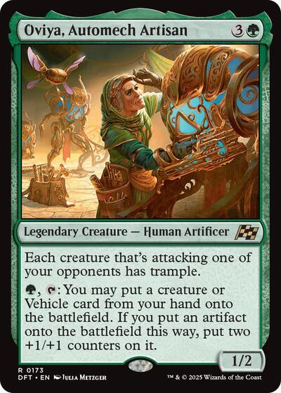 Oviya, Automech Artisan (Aetherdrift) Near Mint Foil