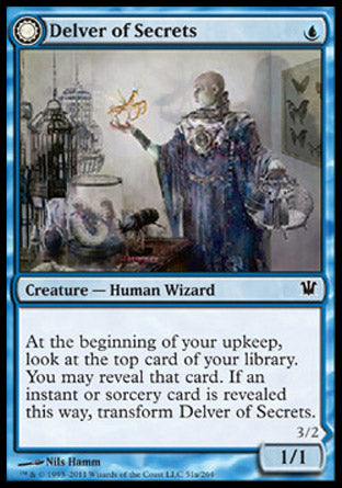 Delver of Secrets (Insectile Aberration) (Innistrad) Light Play
