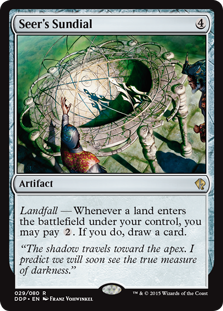 Seer's Sundial (Duel Decks: Zendikar vs Eldrazi) Light Play