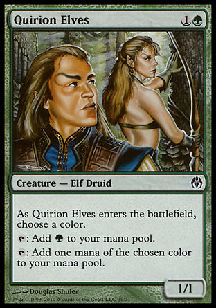 Quirion Elves (Duel Decks: Phyrexia vs The Coalition) Light Play
