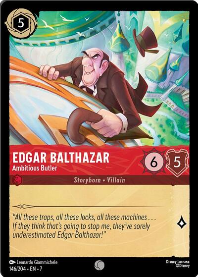 Edgar Balthazar - Ambitious Butler (Archazia's Island) Near Mint