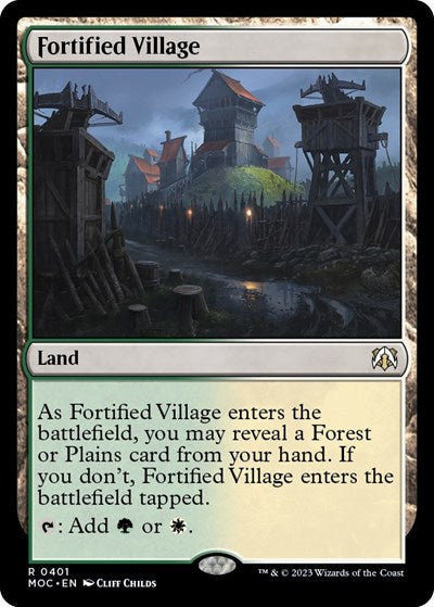 Fortified Village (Commander: March of the Machine) Near Mint