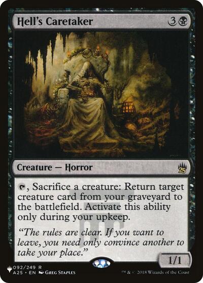 Hell's Caretaker (The List) Near Mint