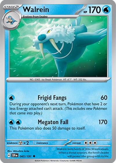 Walrein (SV08: Surging Sparks) Near Mint