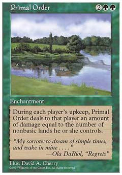 Primal Order (5th Edition) Light Play