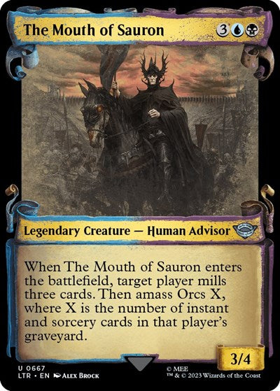 The Mouth of Sauron (Showcase Scrolls) (Universes Beyond: The Lord of the Rings: Tales of Middle-earth) Light Play
