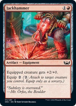 Jackhammer (Streets of New Capenna) Light Play Foil