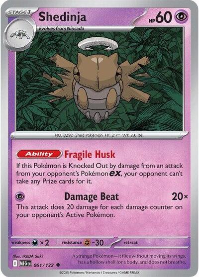 Shedinja - 061 (ME01: Mega Evolution) Near Mint