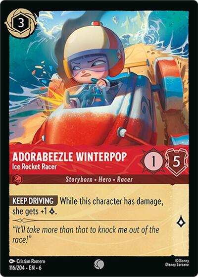 Adorabeezle Winterpop - Ice Rocket Racer (Azurite Sea) Near Mint Cold Foil