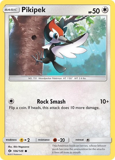 Pikipek (SM Base Set) Near Mint