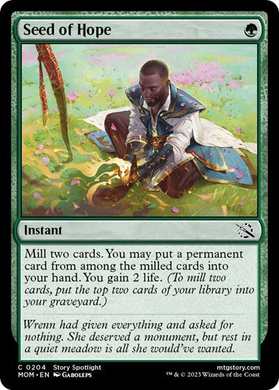 Seed of Hope (March of the Machine) Near Mint Foil