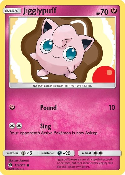 Jigglypuff (SM - Lost Thunder) Near Mint