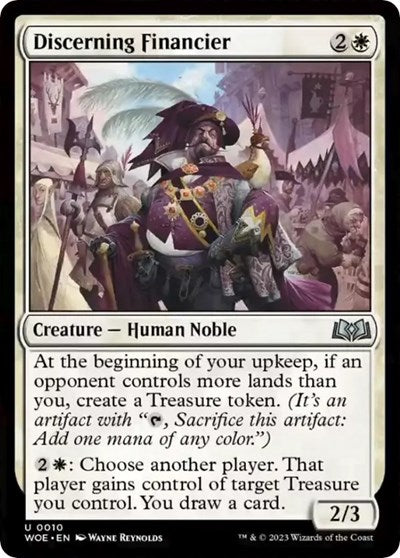 Discerning Financier (Wilds of Eldraine) Near Mint Foil