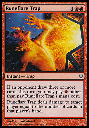 Runeflare Trap (Zendikar) Light Play