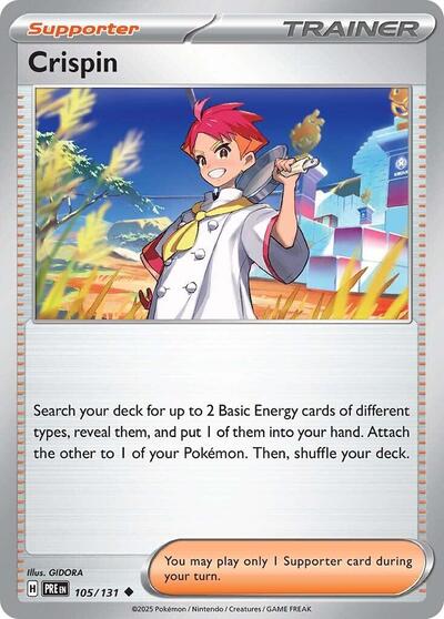 Crispin - 105 (SV: Prismatic Evolutions) Near Mint