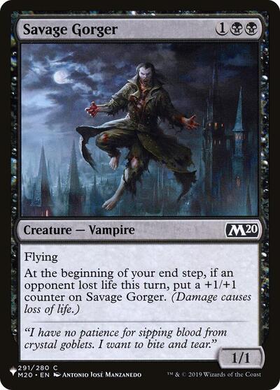 Savage Gorger (The List) Near Mint