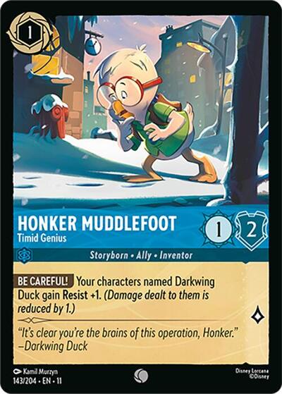 Honker Muddlefoot - Timid Genius (Winterspell) Near Mint