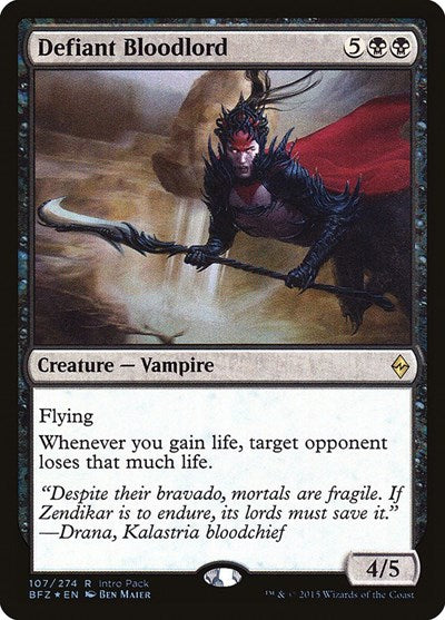 Defiant Bloodlord (Promos: Unique and Miscellaneous) Light Play Foil