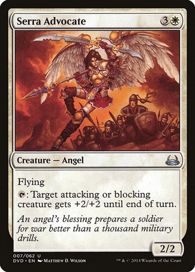 Serra Advocate (Duel Decks: Anthology) Light Play