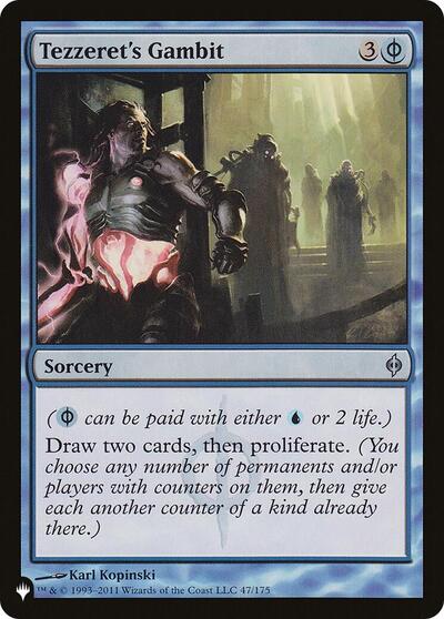 Tezzeret's Gambit (The List) Near Mint