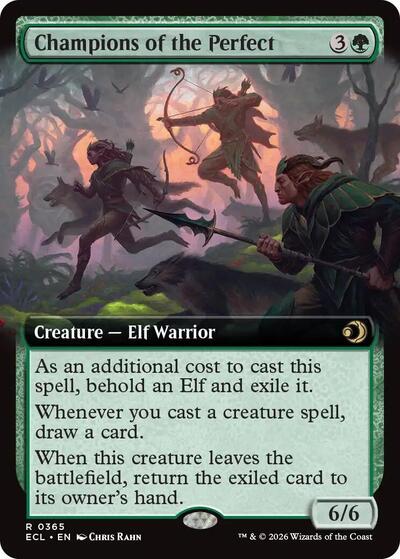 Champions of the Perfect (Extended Art) (Lorwyn Eclipsed) Near Mint