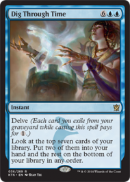 Dig Through Time (Khans of Tarkir) Light Play