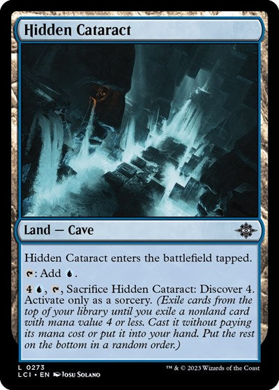 Hidden Cataract (The Lost Caverns of Ixalan) Light Play Foil
