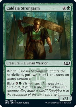 Caldaia Strongarm (Streets of New Capenna) Light Play Foil