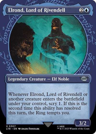Elrond, Lord of Rivendell (Showcase) (Universes Beyond: The Lord of the Rings: Tales of Middle-earth) Near Mint Foil