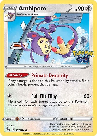 Ambipom (Pokemon GO) Near Mint