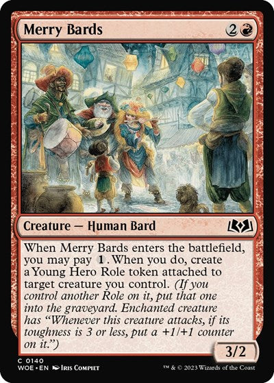 Merry Bards (Wilds of Eldraine) Near Mint Foil
