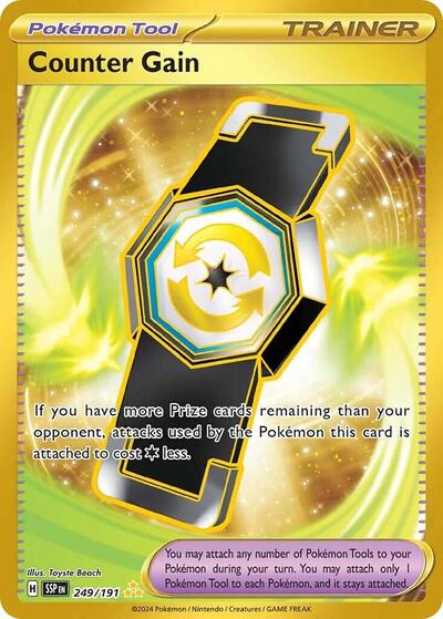 Counter Gain - 249 (SV08: Surging Sparks) Near Mint Holofoil