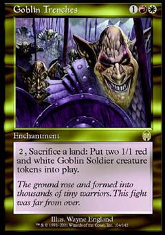 Goblin Trenches (Apocalypse) Light Play
