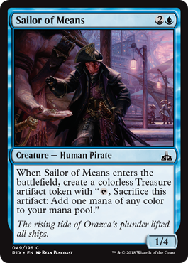 Sailor of Means (Rivals of Ixalan) Light Play Foil
