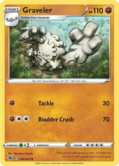 Graveler (SWSH08: Fusion Strike) Near Mint