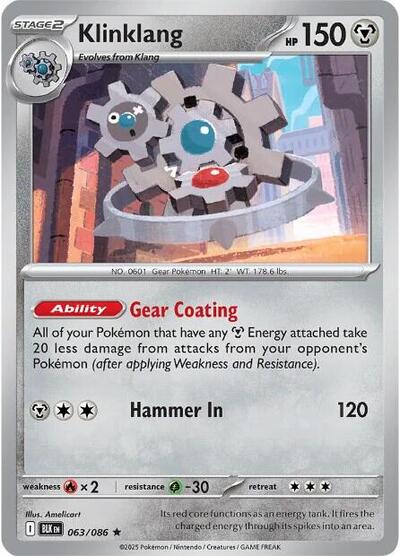 Klinklang (SV: Black Bolt) Near Mint Holofoil