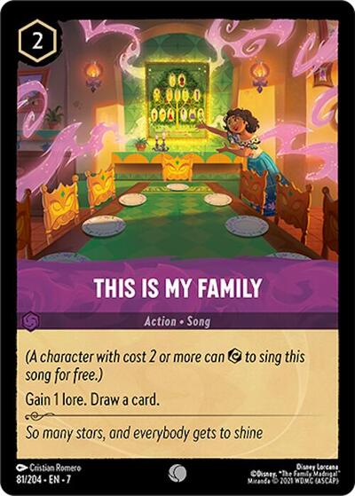 This Is My Family (Archazia's Island) Near Mint