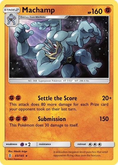 Machamp (SM - Guardians Rising) Near Mint Reverse Holofoil