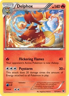 Delphox - 13/124 (XY Fates Collide) (Deck Exclusives) Near Mint