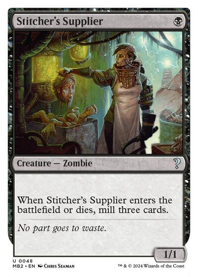 Stitcher's Supplier (White Border) (Mystery Booster 2) Near Mint
