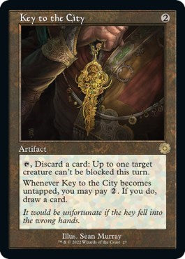Key to the City (The Brothers' War: Retro Frame Artifacts) Light Play