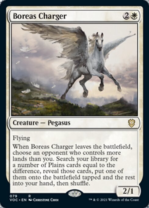 Boreas Charger (Commander 2021 Crimson Vow) Light Play