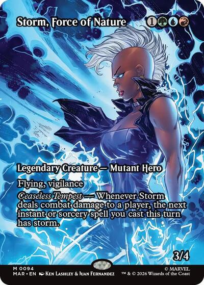 Storm, Force of Nature (Borderless) (Marvel Eternal-Legal) Near Mint