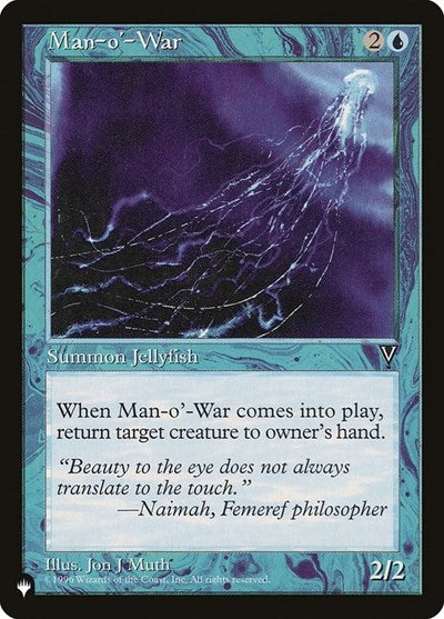 Man-o'-War (VIS) (The List) Light Play