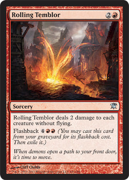 Rolling Temblor (Innistrad) Light Play Foil